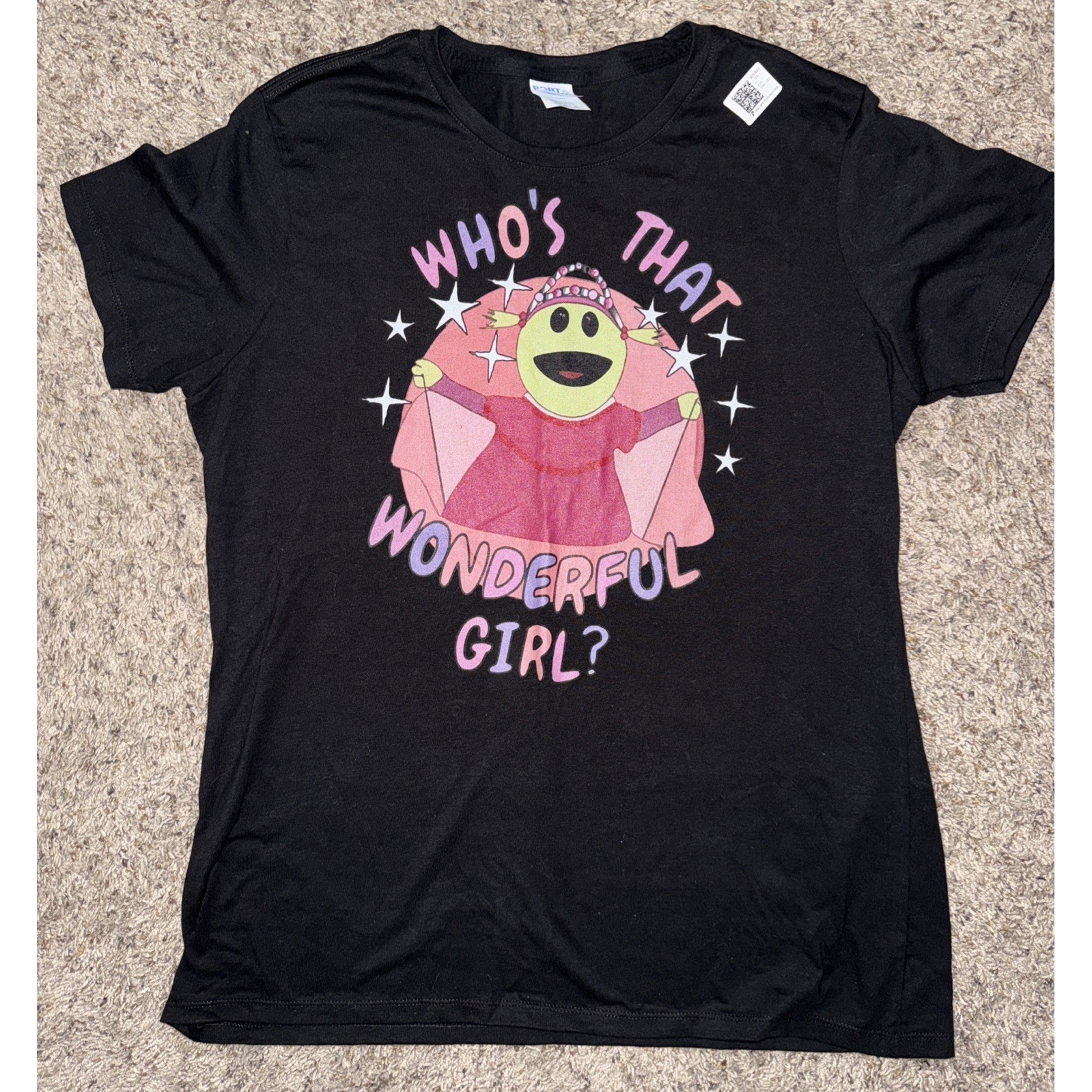 Whos That Wonderful Girl Cartoon Alien Princess Unisex TShirt Large